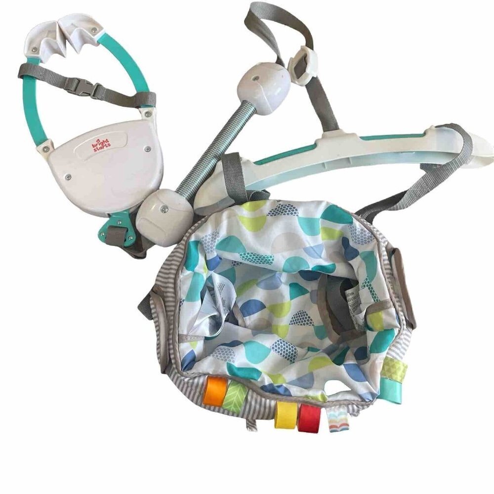 Bright Starts Bounce 'n Spring Deluxe Door Jumper Taggies  Adjustable Strap
